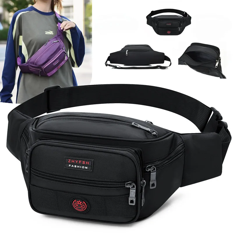 الخصر حزمة عادية وظيفية موضة جديدة مقاوم للماء حزمة مراوح المرأة حزام بوم حقيبة الذكور الهاتف المحفظة كيس مزموم للجنسين أكياس فاني