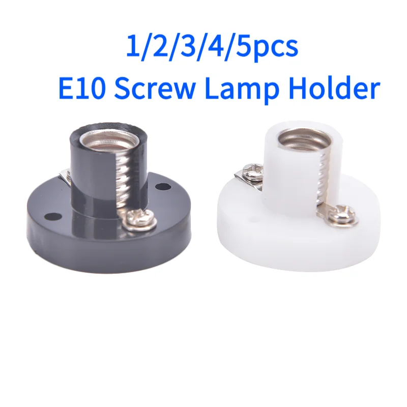 Support de lampe à vis E10, mini culot d'ampoule, accessoires d'éclairage pour expériences de circuits électriques DIY