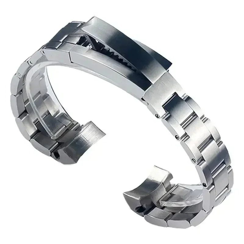 Watch Accessories Band FOR Rolex Watches Men Green Water Ghost GMT SUB Watch Strap Fine-tuning Steel Buckle Bracelet 20mm