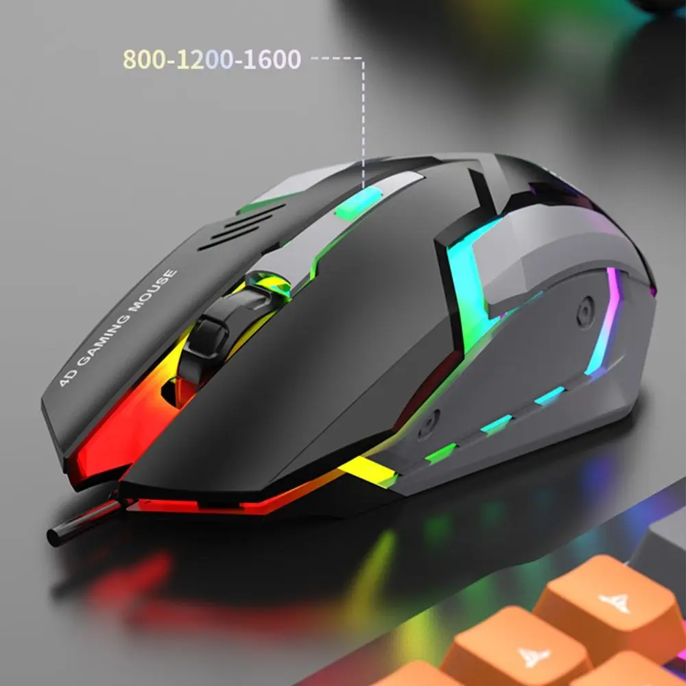 

Новая 104-клавишная клавиатура RAIKU T16, подсветка USB-соединения, игровая механическая клавиатура, светящаяся проводная игровая клавиатура радужного цвета