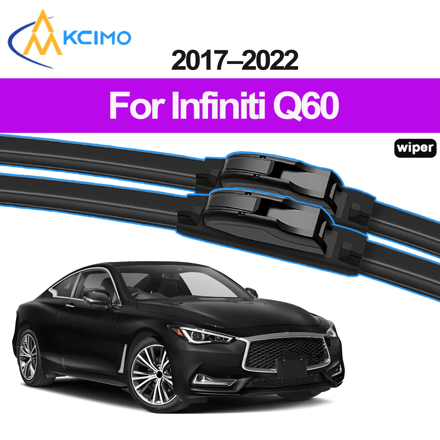 

2PCS HD Car Windscreen Wipers for Infiniti Q60 V37 2017-2022 Front Windshield Auto Wipers Blade Accessories 2022 2021 2020 2019