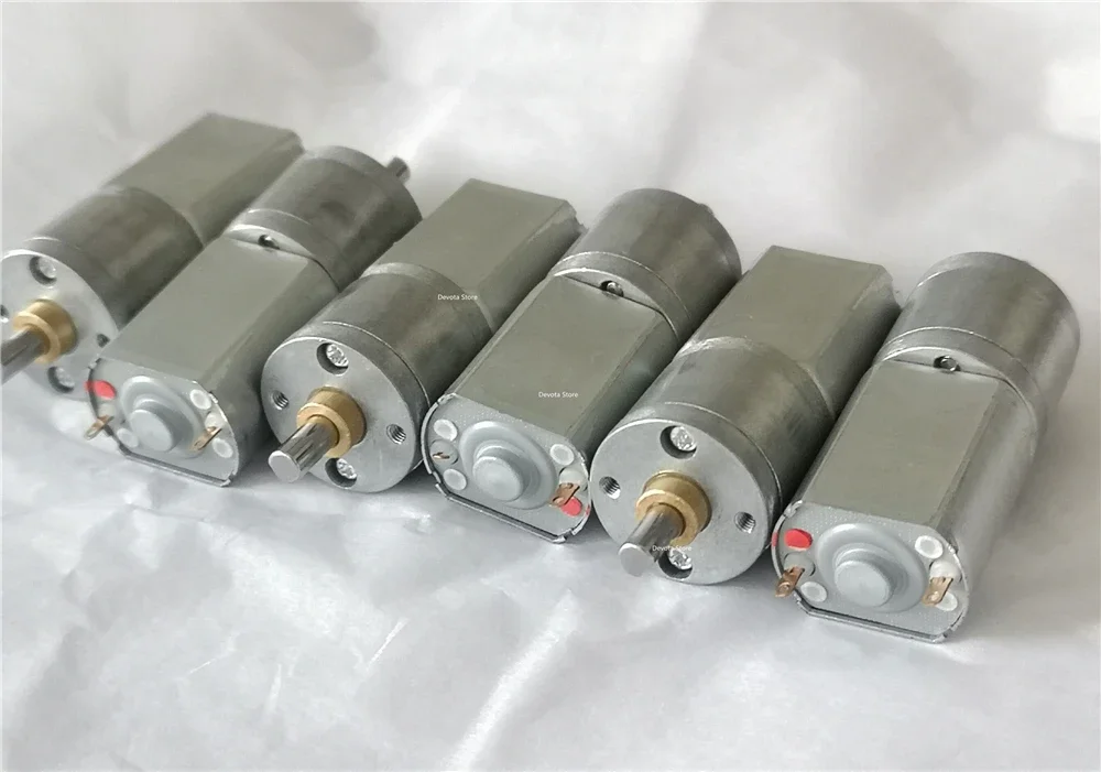 DC 12V 기어 모터 전기 감속 모터, 풀 메탈 감속 로봇 잠금 도그 피더 모터, 15 ~ 310RPM, 20mm