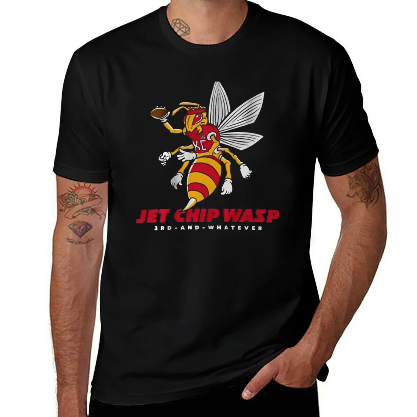 

KC Jet Chip Wasp T-Shirt cotton t shirt pack t shirts for man graphic vintage T-Shirt