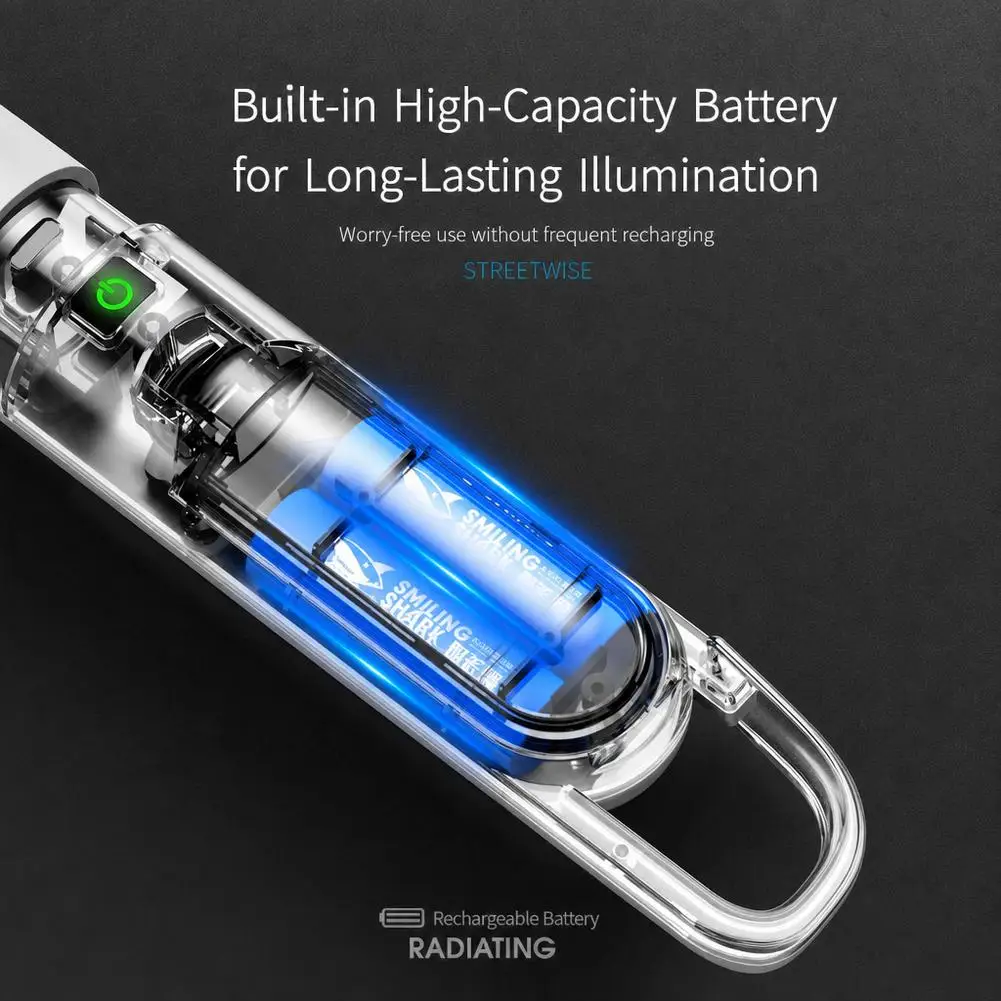Rechargeable Flashlight Dual Folding COB Work Light USB Fast Charging Portable Outdoor Camping Torch Lamp