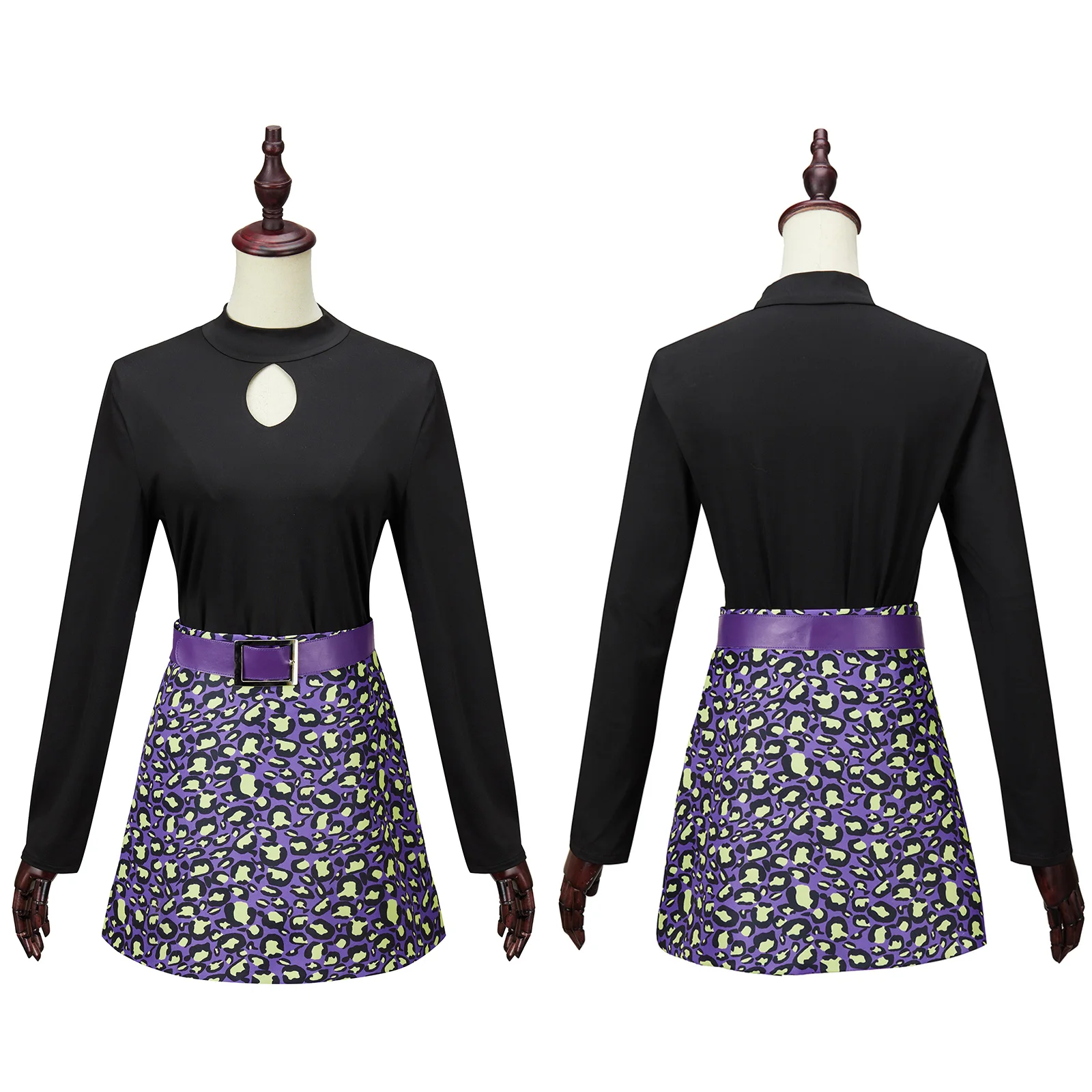 Clawdeen Lobo ‌   Disfraz de Cosplay Emily Halloween Navidad juego de exposición de cómic Anime monstruo Cosplay vestido alto XS-3XL