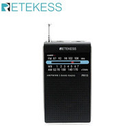 RETEKESS PR15 FM AM NOAA Emergency Pointer Tuning Radio Mini Handheld Radio Portable Pocket Radio Receiver With Weather Warning