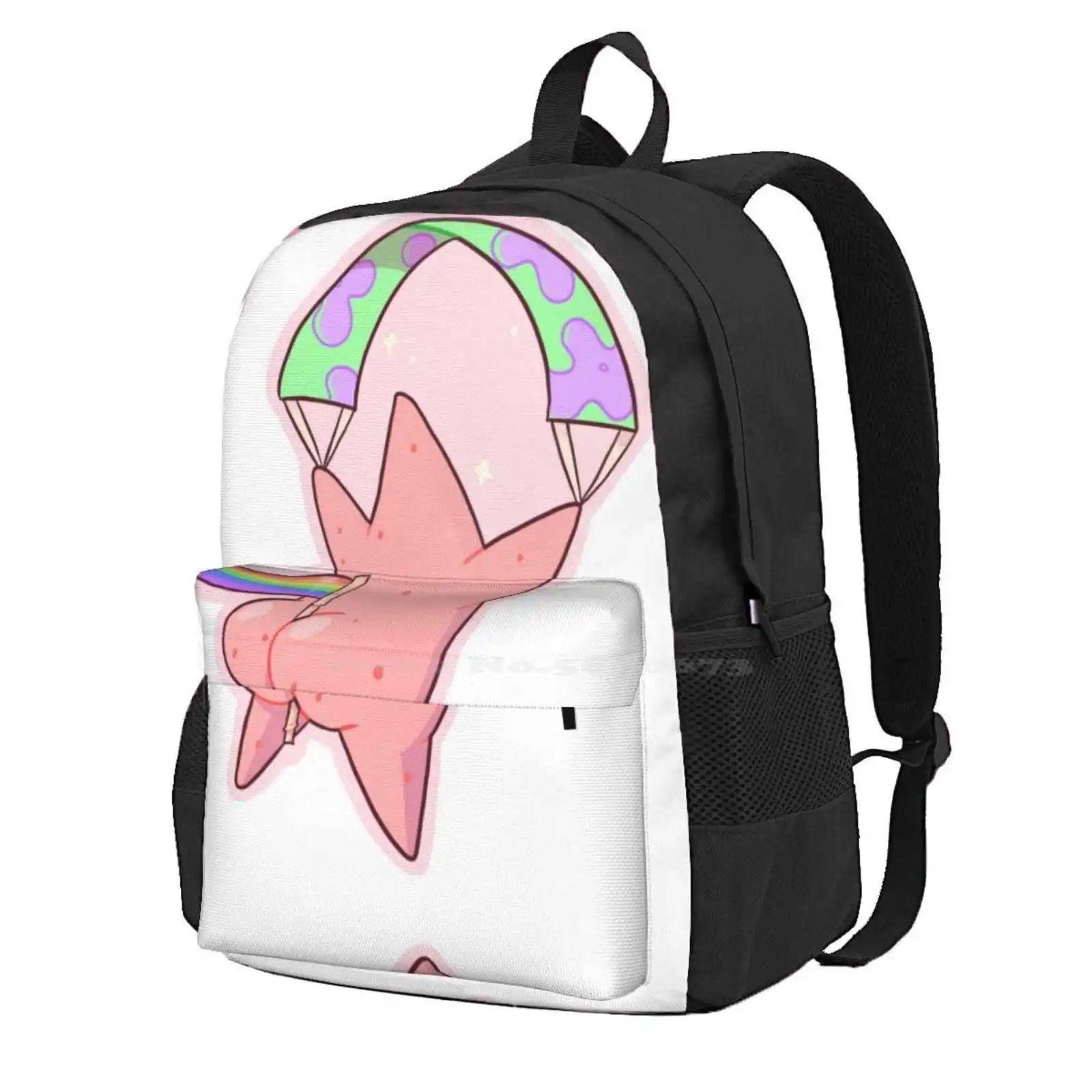 Patrick Star Butt Pride Hot Sale Schoolbag Backpack Fashion Bags Patrick Star Movie Gay Pride