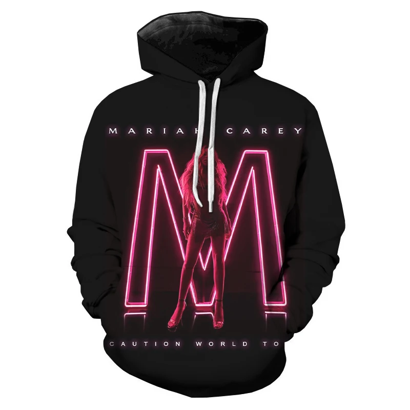 2023 Singer Mariah Carey  3D Printed Hoodies Men/Women Cool Hip Hop Fashion Streewear Teens Pretty Gifts Hoodies Plus Size Coat