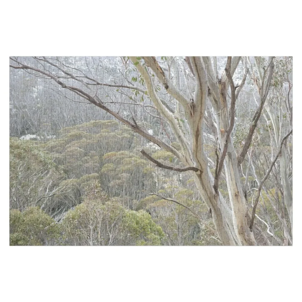 Snow Gums in the mist Jigsaw Puzzle Works Of Art Personalized Puzzle