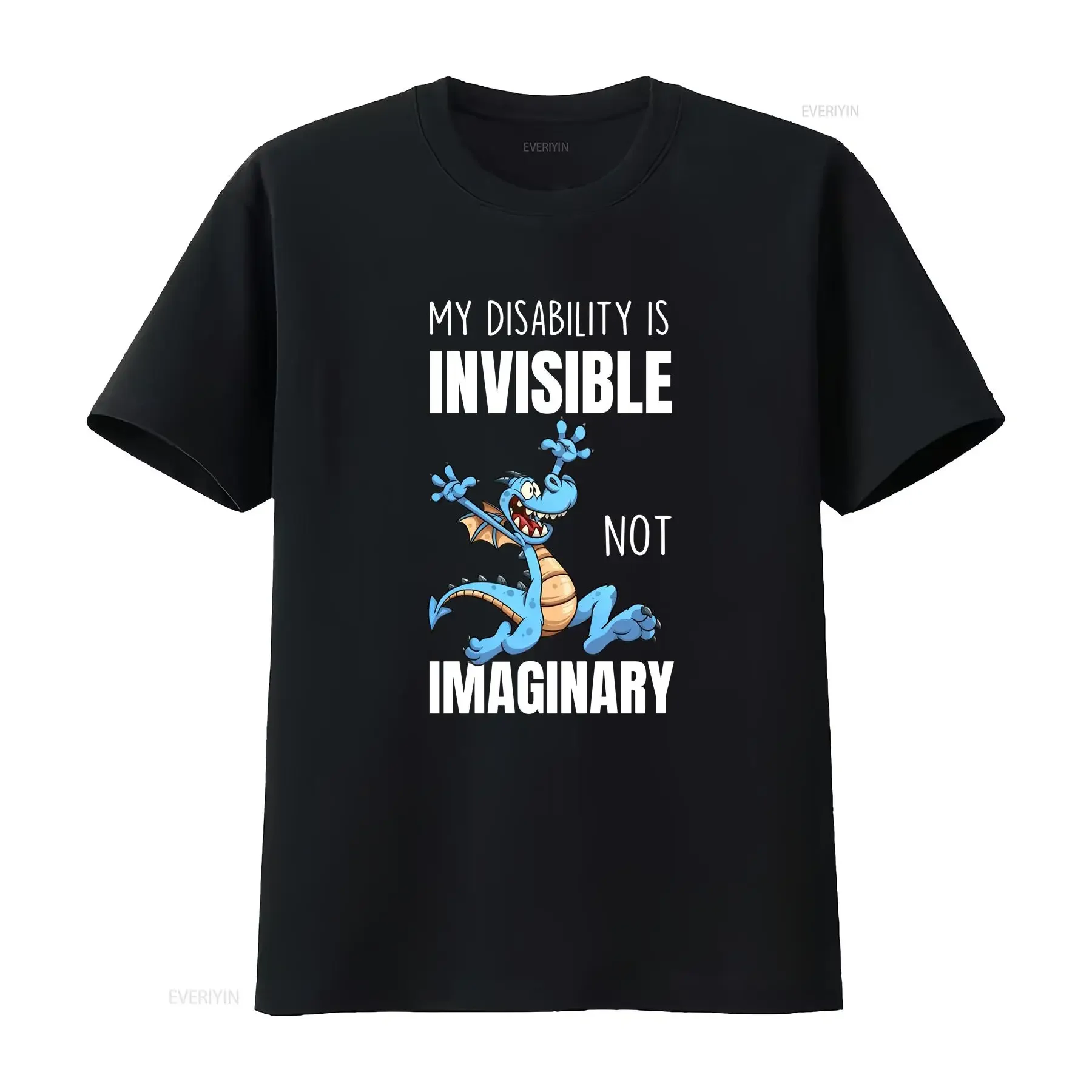 My illness is invisible not imaginary T Shirt Diversely Human vintage Washed Breathable Casual Stylish Stretched Unisex