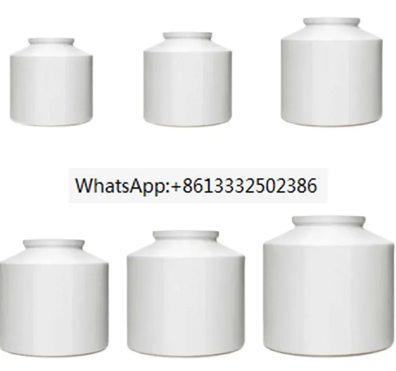 

5L/10L/15L/20L Alumina ceramic tank with Metal triangle cover is suitable for Horizontal ball mill machine Laboratory grinder