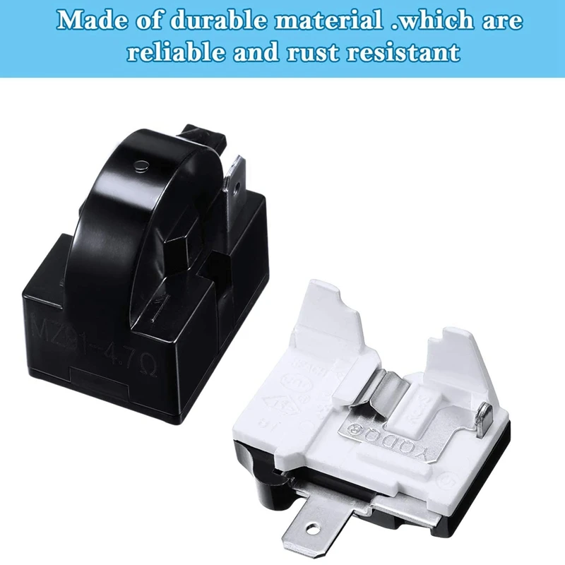 A15Q-3X QP2-4.7 PTC Starter Relay 1 Pin Refrigerator Starter Relay And 6750C-0005P Refrigerator Overload Protector