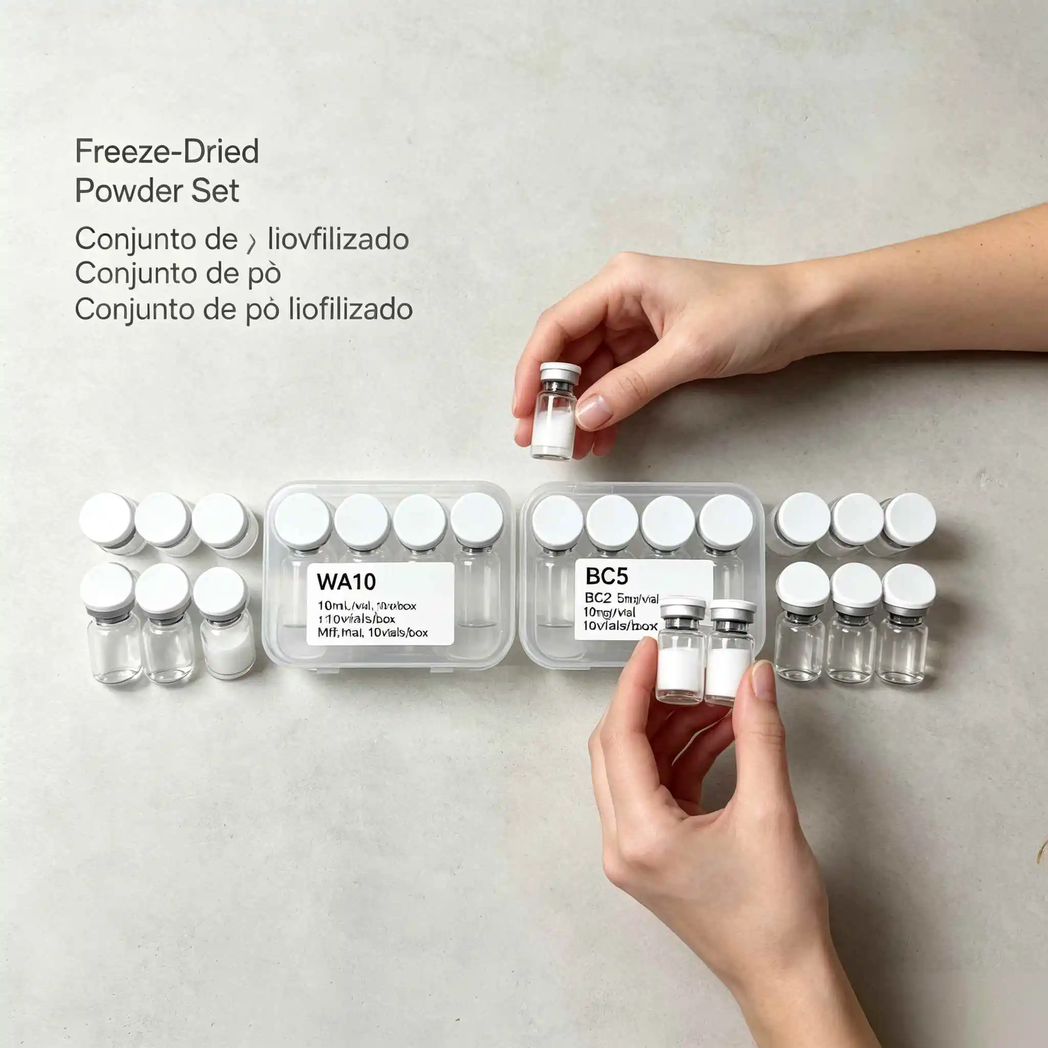 (Bottle Cap Color Random) Lyophilized Powder，Freeze Dried Powder，Post-Acne Scar Repair，Anti-Aging Freeze Dried Powder