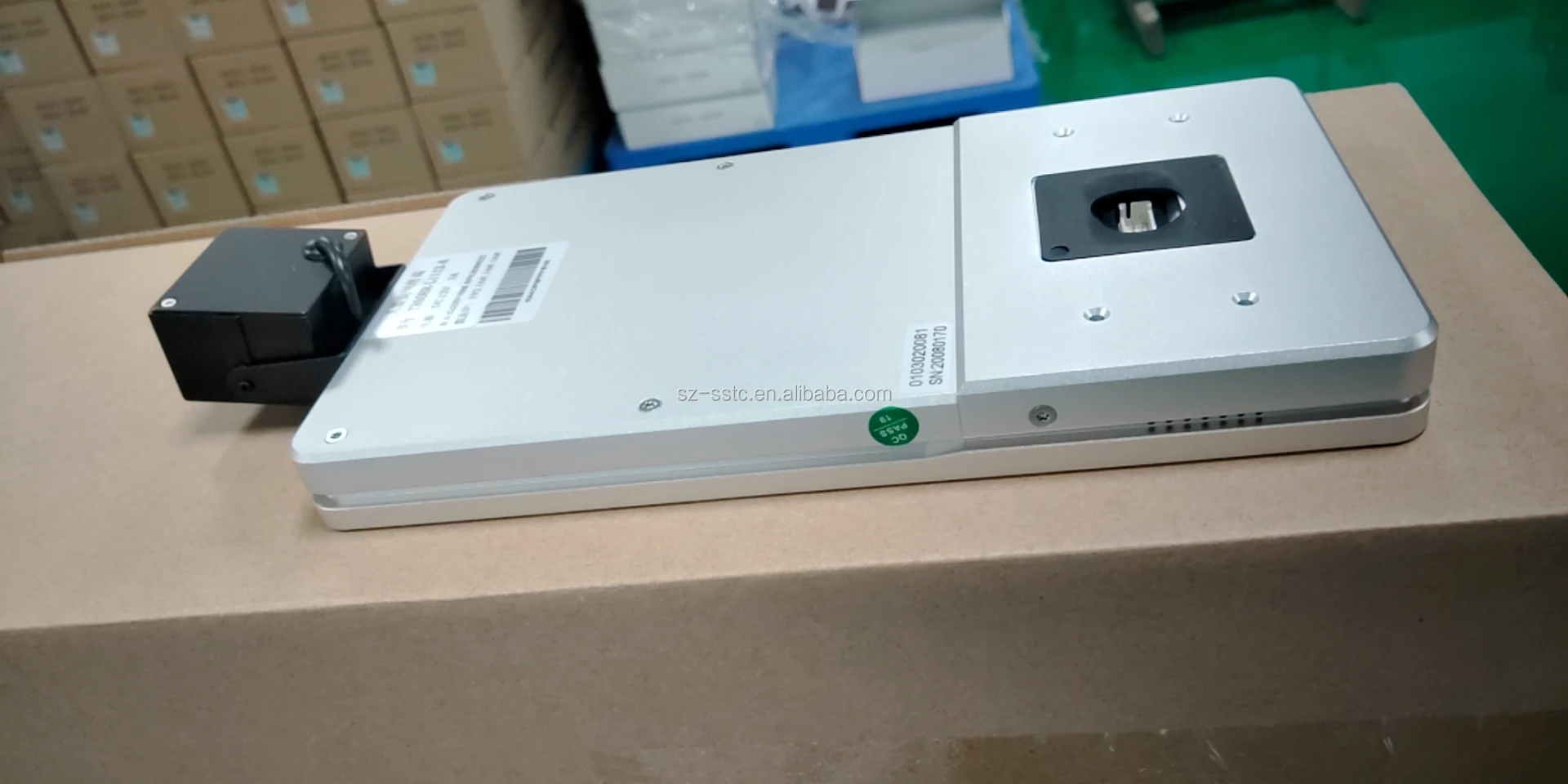 8 inch AI intelligent measurement time attendance sensor device machine face recognition access control system