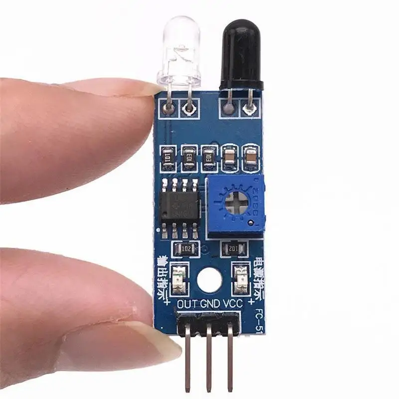 وحدة تجنب عقبة السيارة الذكية مع أنبوب زوج الأشعة تحت الحمراء ومستشعر كهروضوئي لعثور المسار/التتبع.