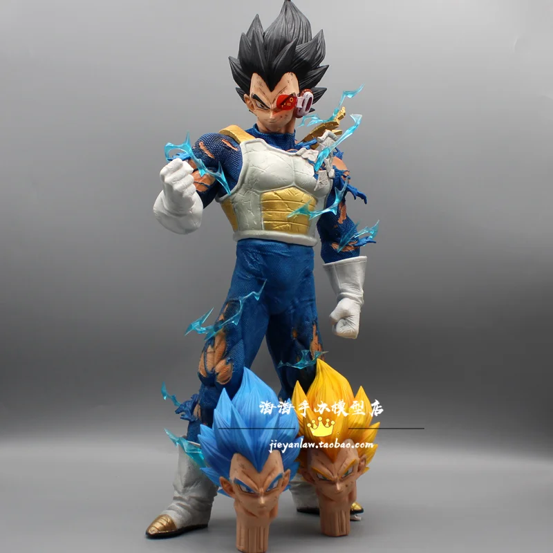 Dragon Ball Z Son Goku Vegeta Figure Super Saiyan 45cm GK Anime Figurine Action PVC Statue Collectible Model Doll Decor Toy Gift