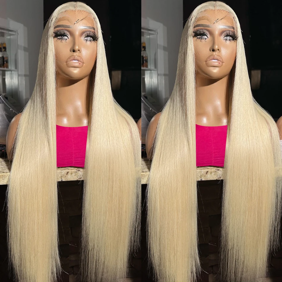 180% 613 Honey Blonde 30 36 inch Brazilian Straight 13x6 Human Hair Wig Lace Front 13x4 HD Lace Front Human Hair Wigs For Women