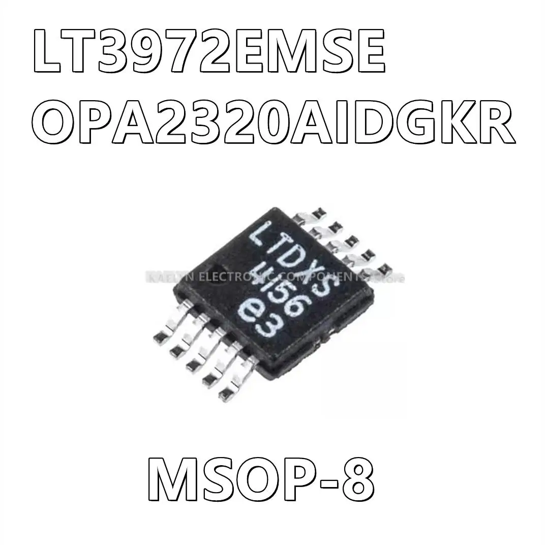 5Pcs/lot LT3972EMSE LT3972 LTDXS OPA2320 OPA2320AIDGKR MSOP-8 OCLQ