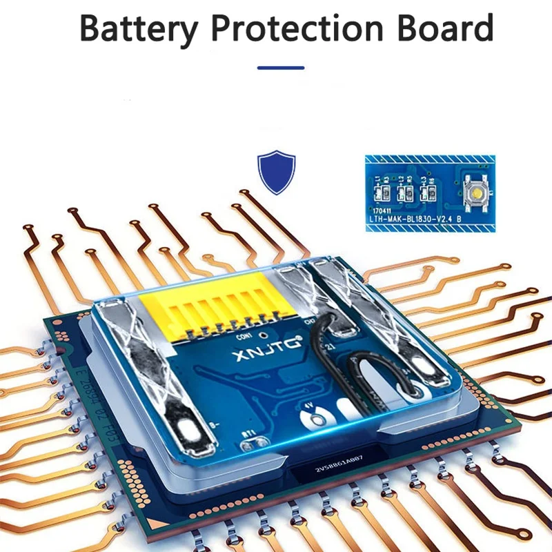 2.0Ah Universal Replacement Lithium Battery Pack for 21V Power Tools with Same Socket Household Electric Accessories Screwdriver