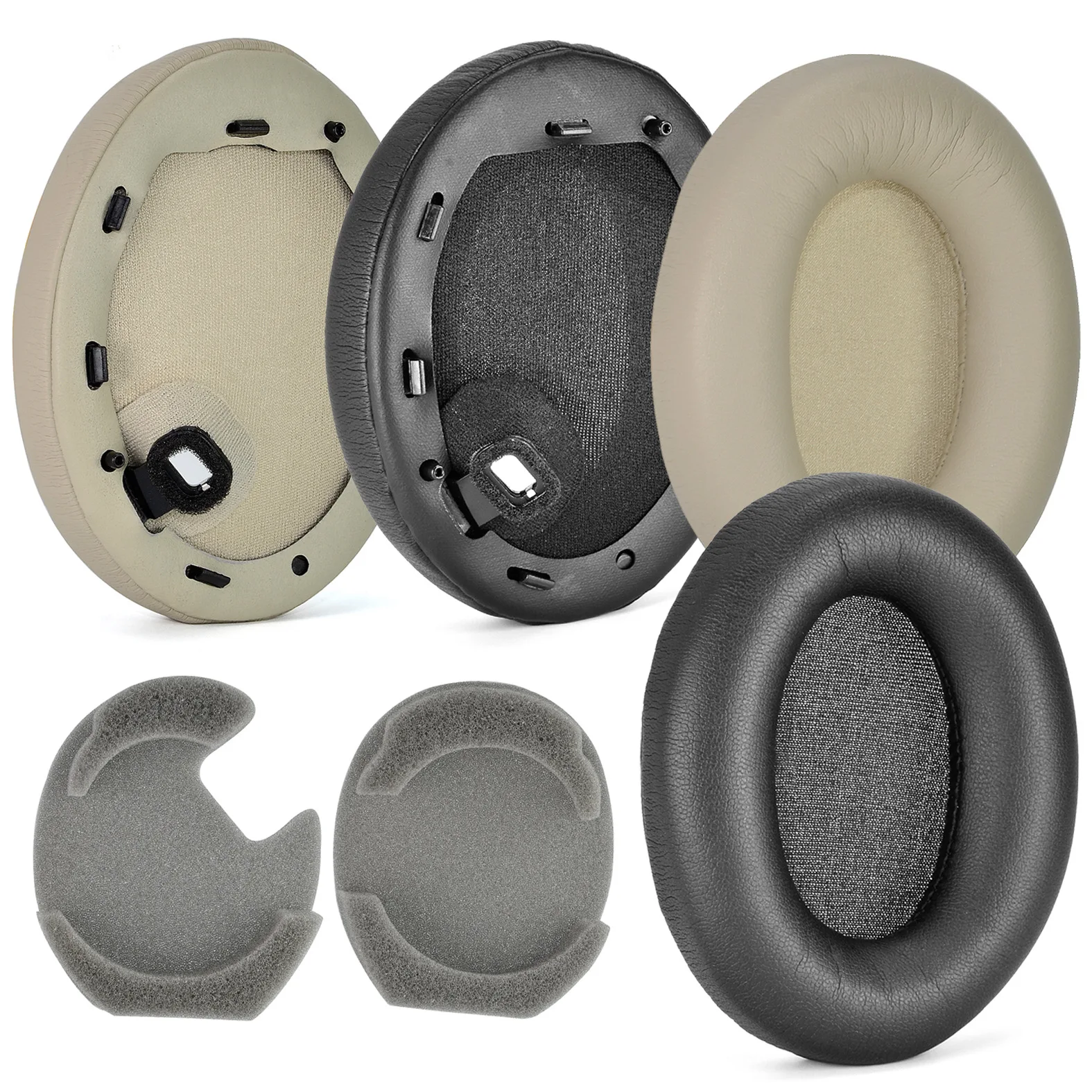 Replacement Ear pads for Sony WH-1000XM4 Headphones Memory Foam Ear Cushions High Quality Earpads headset Leather case