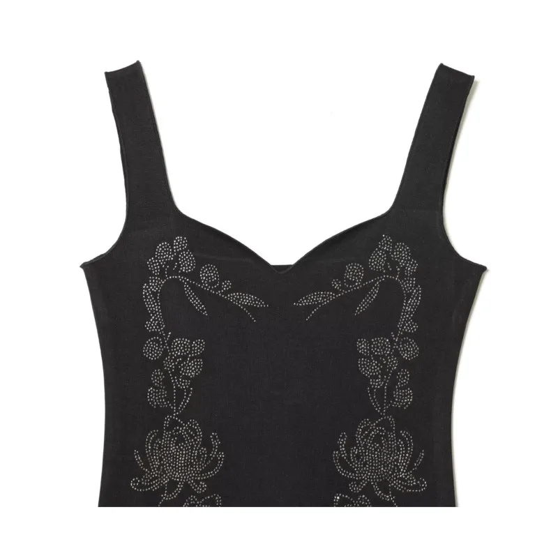 Sukienka midi damska na wiosnę i lato, błyszcząca, elastyczna, seksowna, z odkrytymi plecami, szerokie ramiączka, prosty dół, elegancka, szykowna sukienka midi dla kobiet.