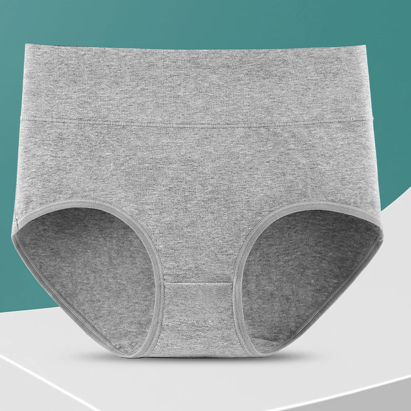 

Women's High Waist Plus Size Underwear 115KG Cotton Comfort Anti-Bacterial Seamless Control
