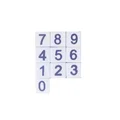 0-9 10pcs