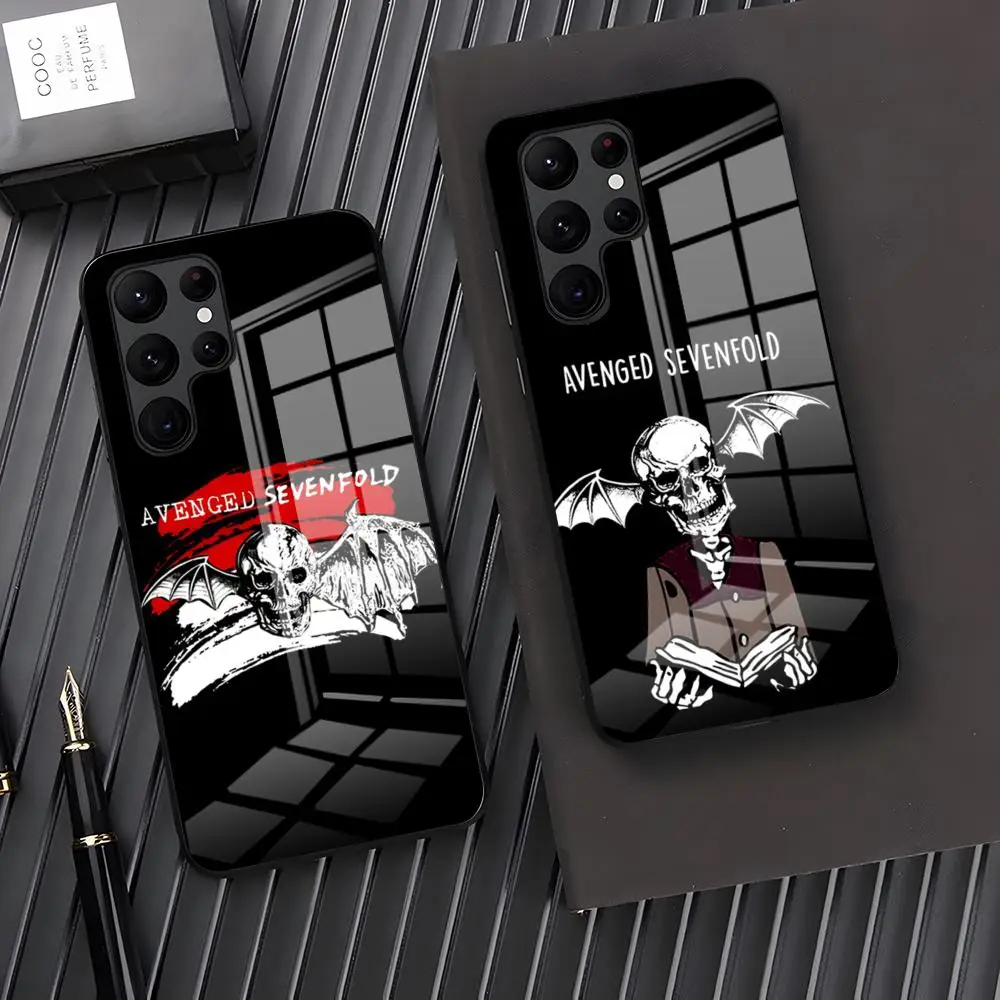 A-Avenged Sevenfold Phone Case For Samsung S26 S25 Plus S20 S20 Plus S22 Ultra S23 FE S21 Plus S21 Ultra Glass Cover