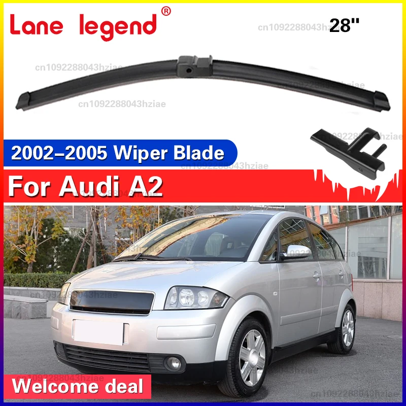 Für Audi A2 2002-2005 Frontscheibenwischerblätter 1 Stück Windschutzscheiben-Fensterzubehör 2003 2004