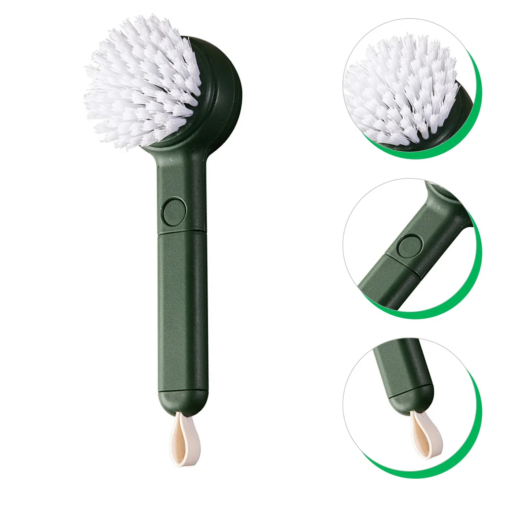 

Practical Kitchen Tool Peeler Brush Stainless Steel ABS in 1 Vegetable Fruit Cleaner Ergonomic Grip