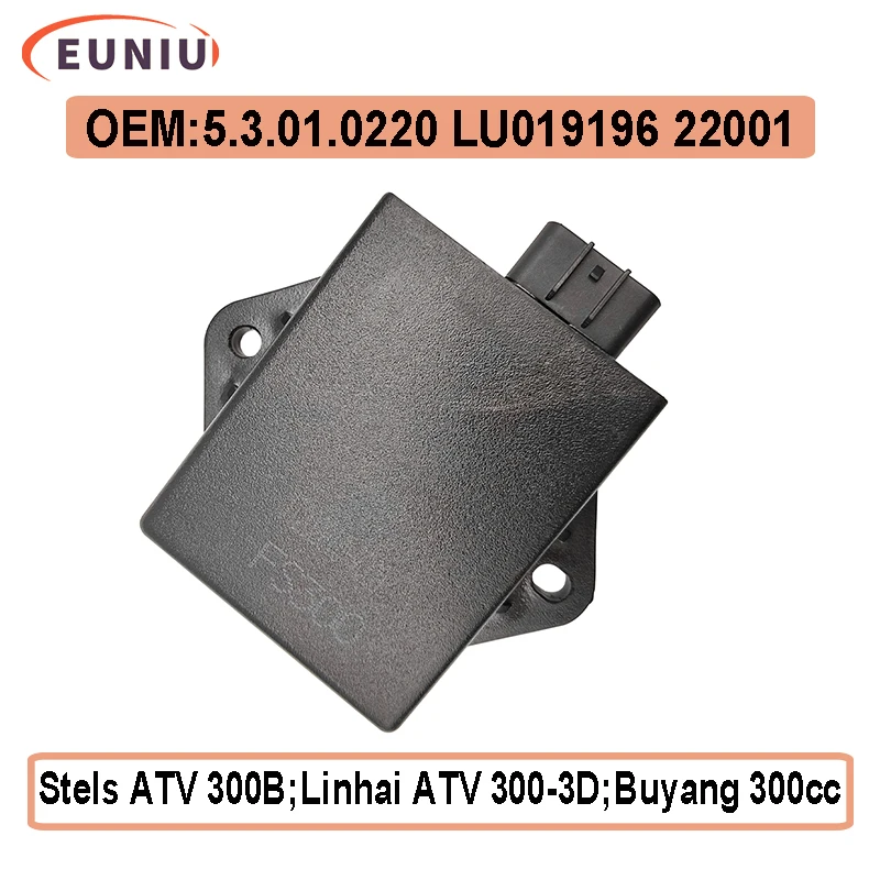 CDI 8pins Plug For BUYANG FA-D300 H300 LINHAI LH260 300 XY260/GSMOON 260 ATV Quad Bike 22001 5.3.01.0220 LU019196 22001