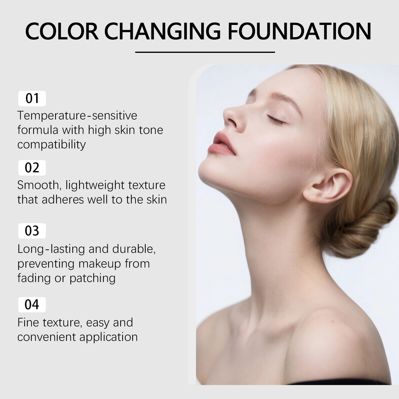 Liquid Foundation High Coverage Base Makeup Brightening Spf 15 Hydrating And Natural Makeup Cover Fine Lines Wrinkles And Spots