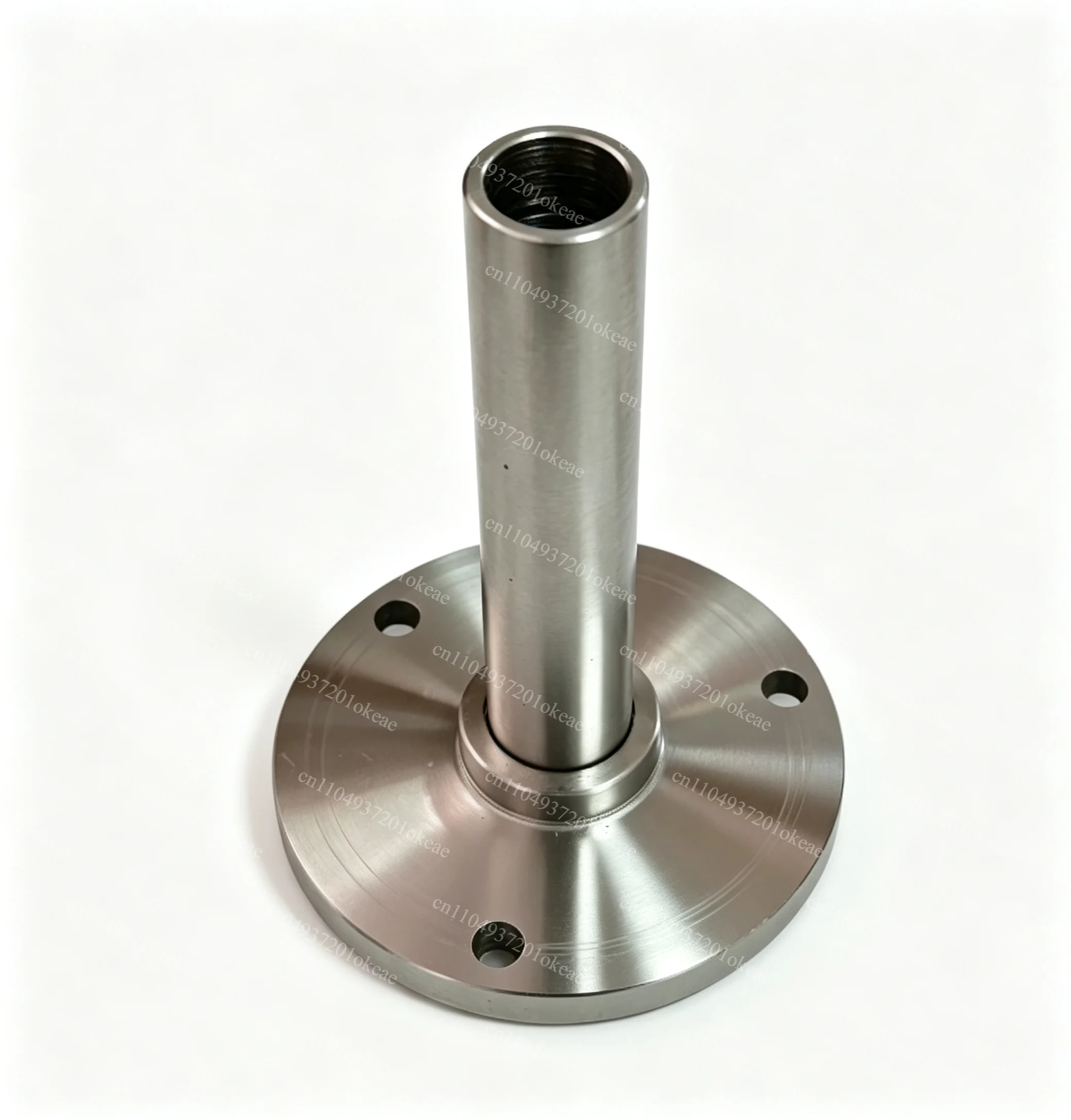 80/100mm Through Hole Wood Lathe Chuck Connecting Rod, CNC Bead Making Spindle Assembly with Flange