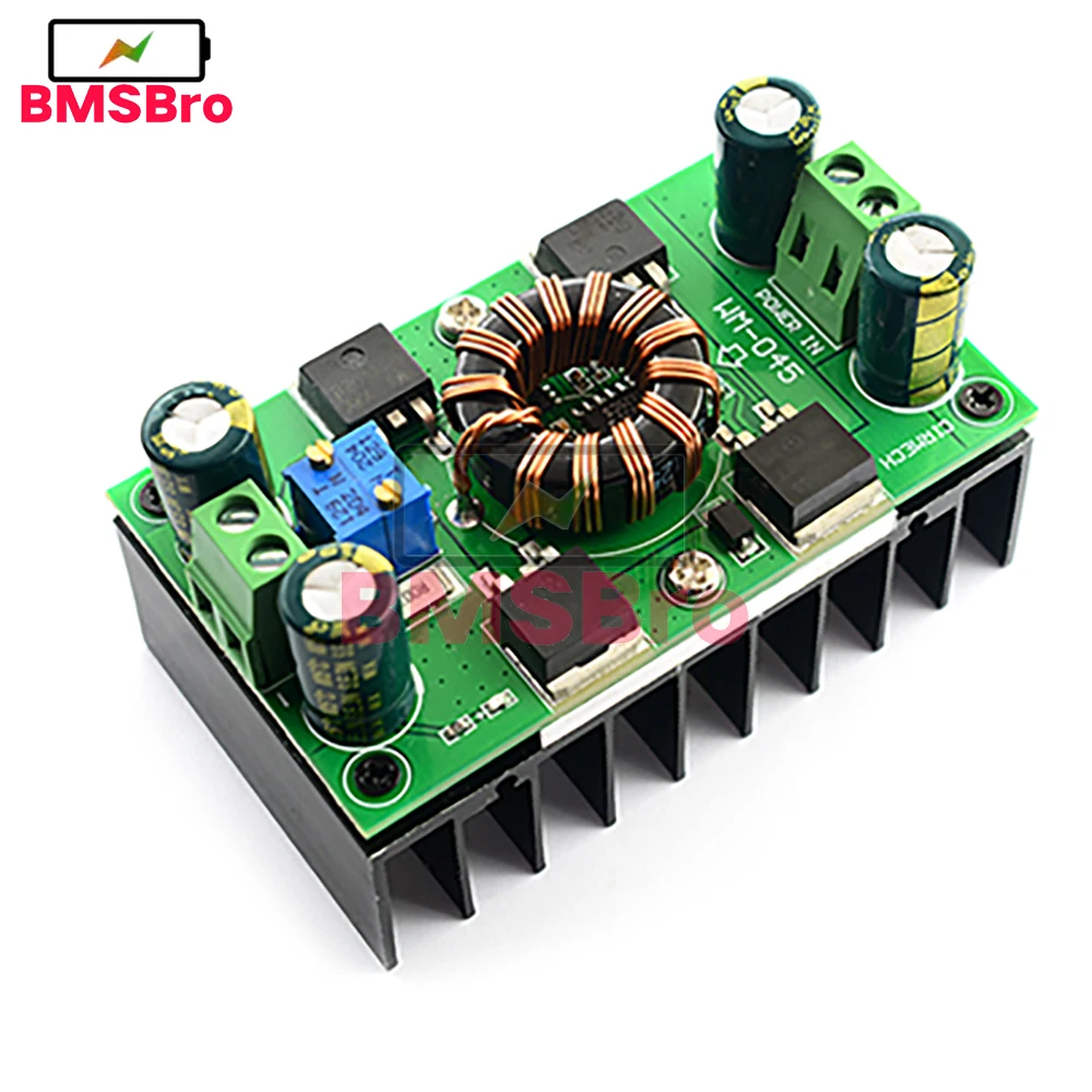 300W 8A Auto Step Up Down Buck Boost Converter Solar Charging Power Supply Regulator Module DC 5V-30V to DC 1.25V to 30V 5V 12V