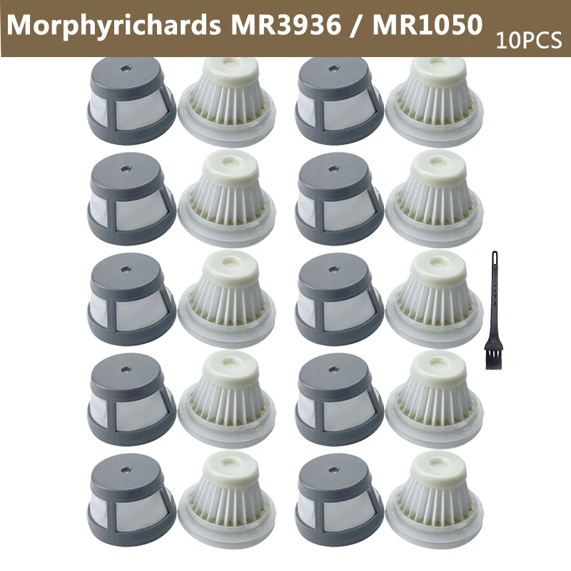 Morphyrichards MR3936 MR1050 Handheld Car Vacuum Cleaner Washable Hepa Filter Core Home Accessories Portable Vacuum Cleaner