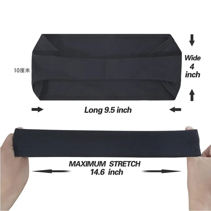 Mannen Vrouwen Sport Hoofdband Zweetband Stretch Elastische Gym Fitness Hardloop Yoga Headwrap Ademend Snel-Droog Absorberende Haarbanden