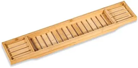 

Бамбуковый поднос для ванны 28,7 дюйма с планками - Trademark Innovations