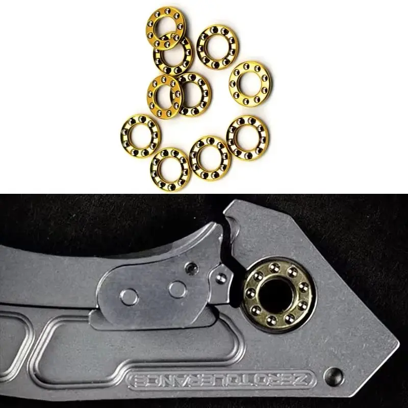 Folding Knifereplace Accessories Brass / Stainless Steel Ball Bearings For Zero Tolerance Zt 0393 0460 0452 0900 0804 Knives-image