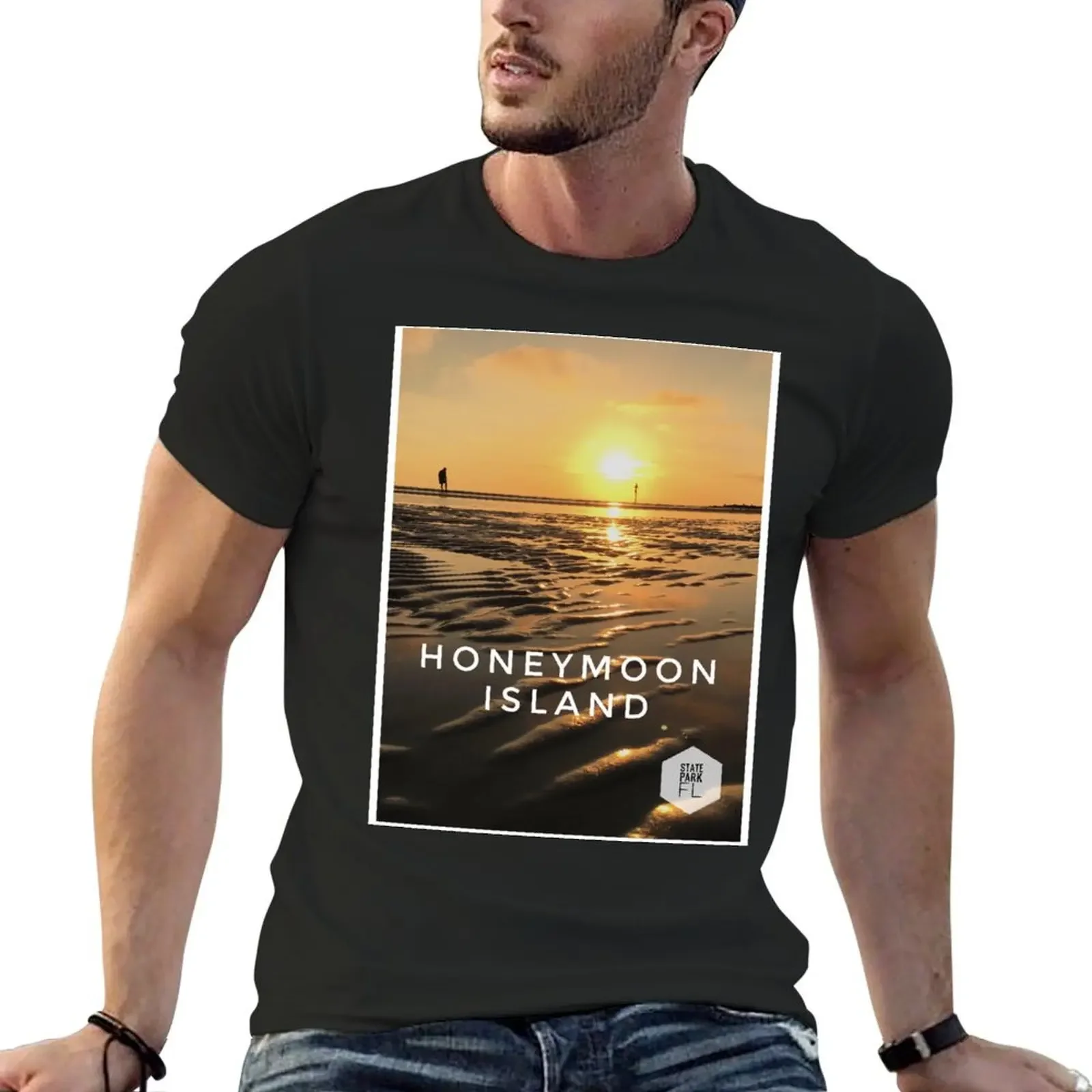 

Honeymoon Island State Park Poster T-Shirt funny meme t-shirts summer clothes men tshirt