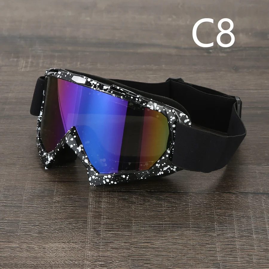 Enduro Cross‑Country Motorcycle Goggles, Windproof UV‑Protection Motocross Dirtbike Eyewear For Outdoor Riders