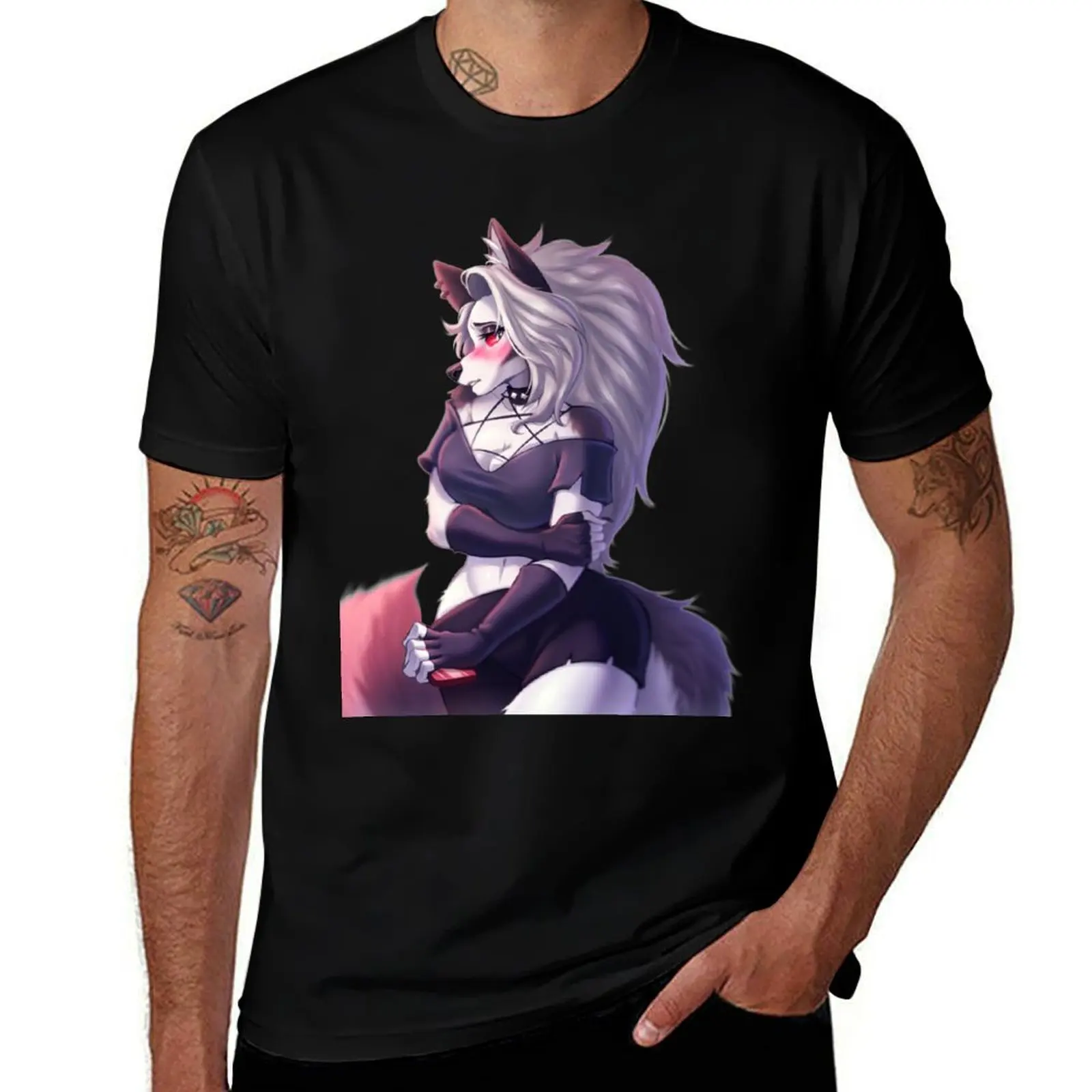 Shy Loona T-Shirt Urban Style Casual Short Sleeve Top T-Shirt