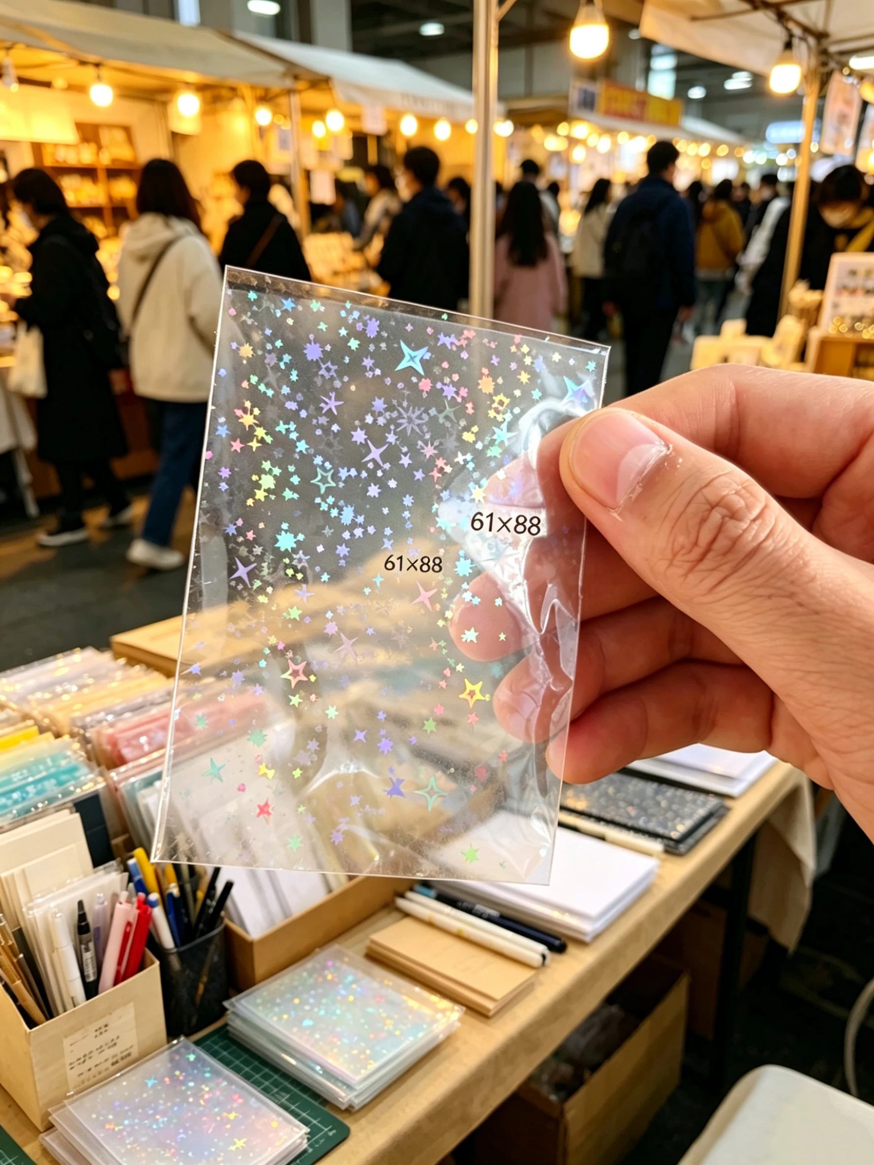 Paquete de 100 fundas para tarjetas con color láser (61*88, 65*90) mm, adecuadas para tarjetas de juegos de mesa como MTG, Pokémon y otros.