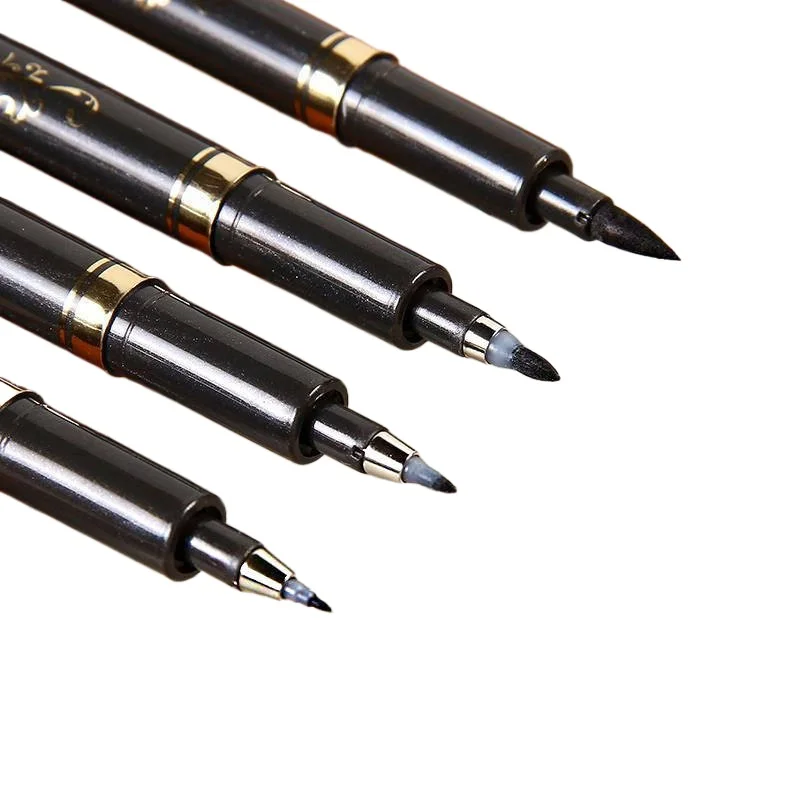 4PCS/SET Calligraphy Art Marker Pens Brush Pen Art Marker Craft Supplies Art Writing Office School Supplies Stationery Student