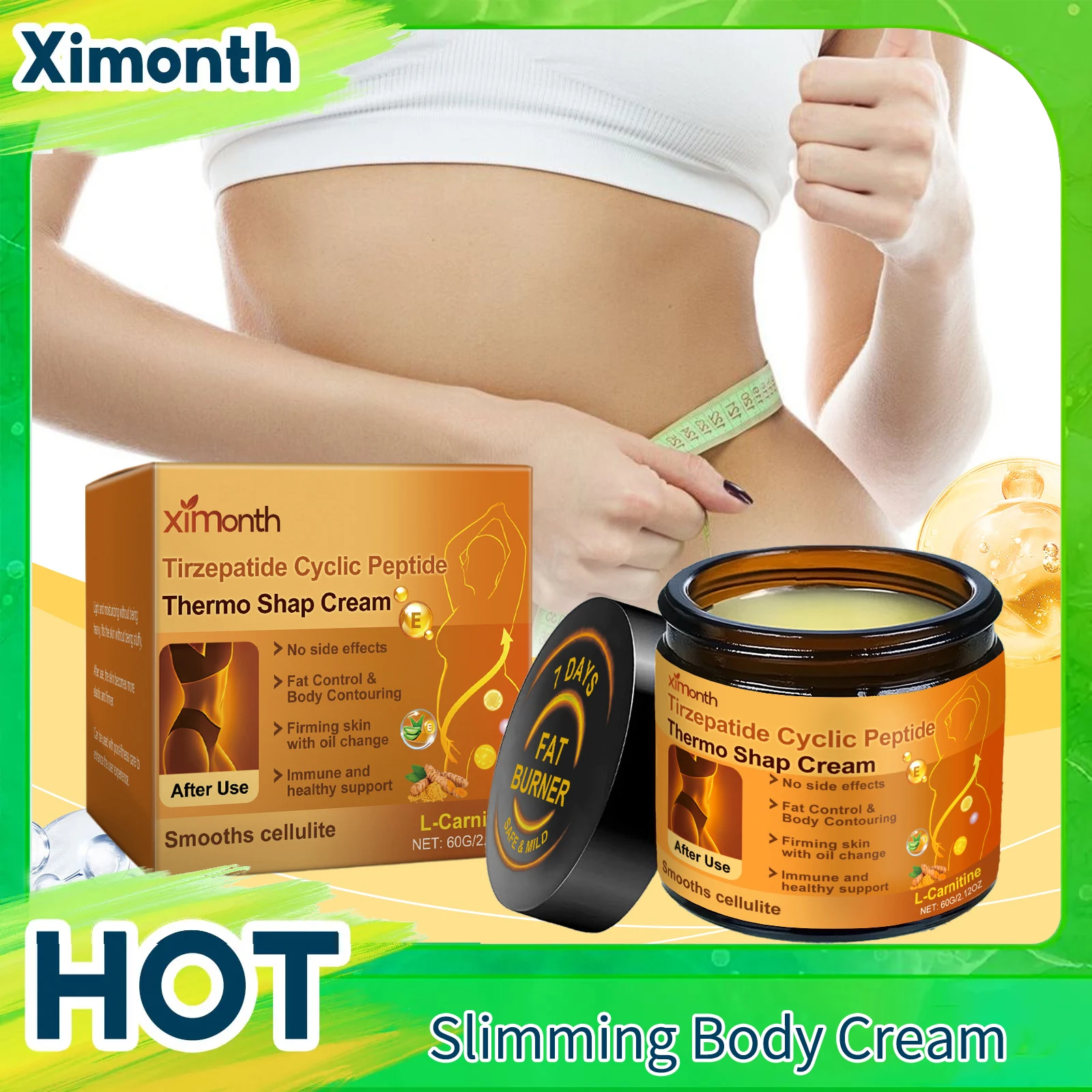 Fat Burner Cream Anti Cellulite Firming Belly Leg Body Weight Loss Fitness Shaping Moisturizing Nourish Massage Slimming Cream