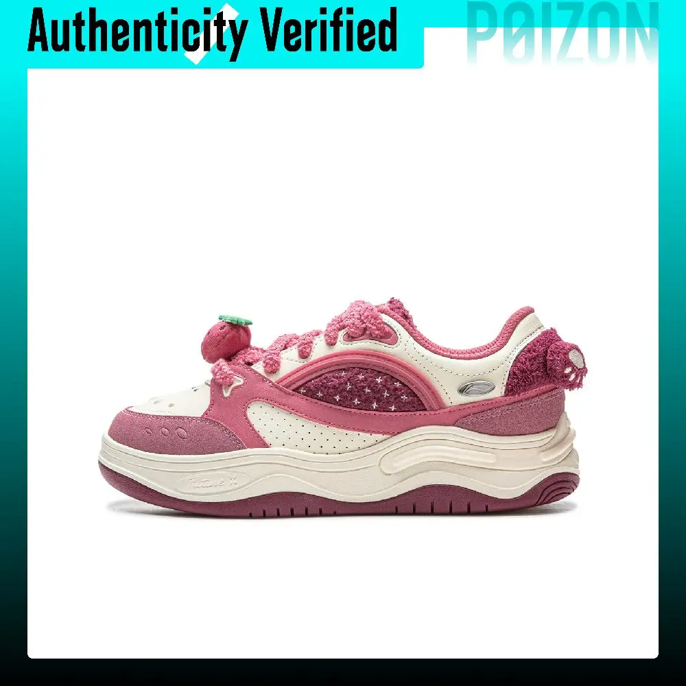 Disney X Li-Ning Star Wars Casual Shoes Women's Low-top Light Ancient Yellow/Floral Pink/Black Chestnut AGCV260-3