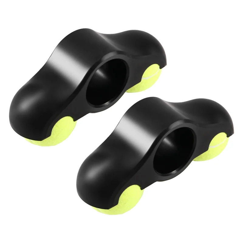 

AA75-2PCS Indoor Bike Cushioned Foot Pad Noise Reduction And Anti-Friction Floor Tennis Foot Pads For Wahoo (With Ball)
