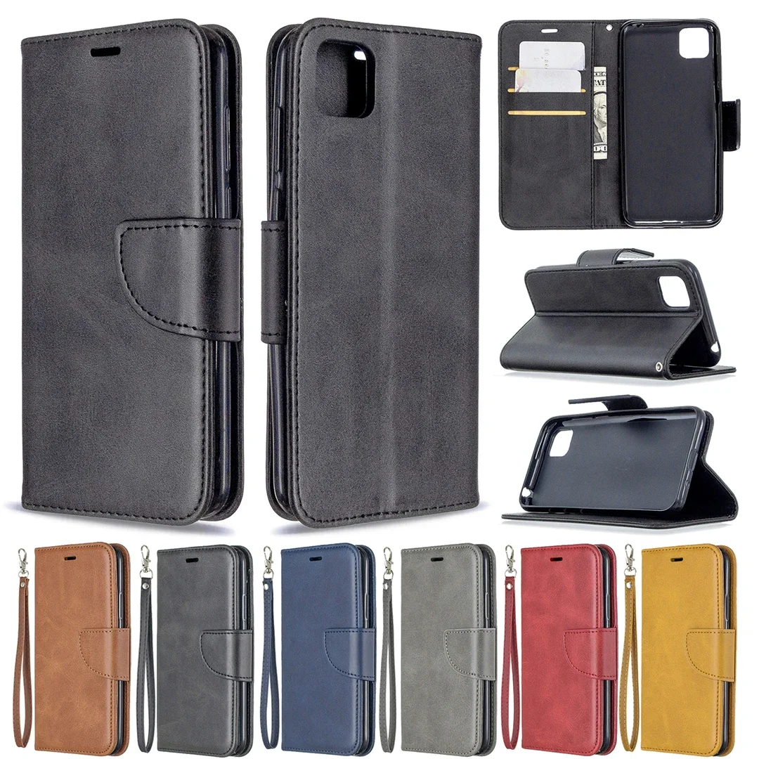 Luxury Wallet Shockproof Case Flip Leather Case for Huawei P Smart 2019 Y5 2018 Y5 2019 Y5P Y6 2018 Y6 Y7 Y7P Y7A Y9 2018 Cover