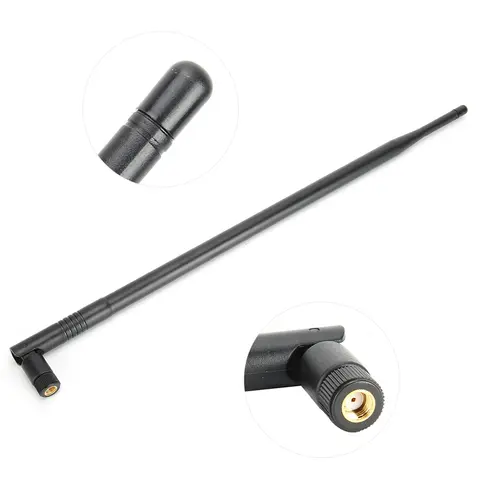 High Gain 12DBI Dual Band WiFi Antenna 2.4GHz 5GHz Wireless RP-SMA Network Antennas for Improved Wifi Signal Coverage