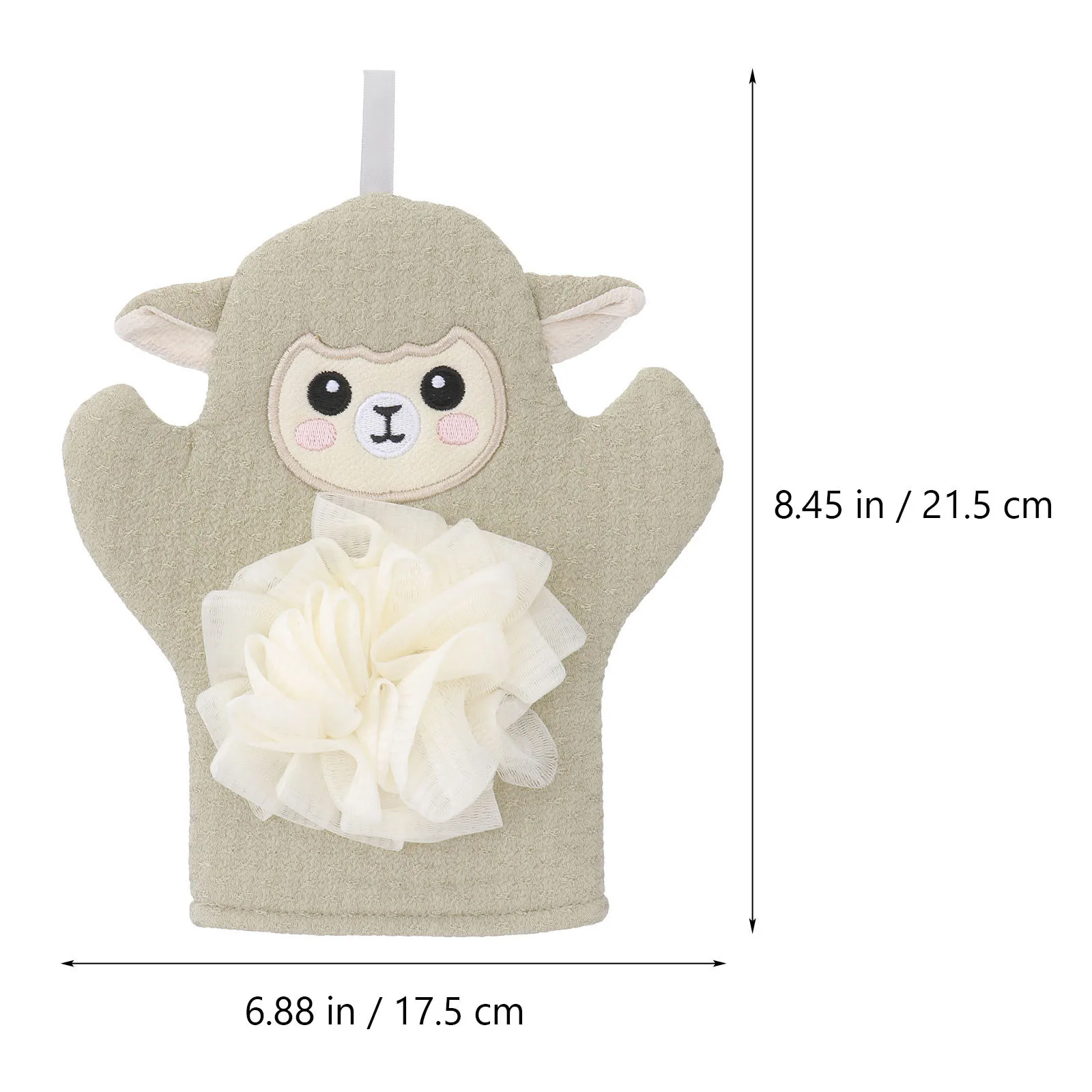Asciugamano da bagno animale cartone animato Guanto da doccia esfoliante Asciugamani da bagno per bambini per bambini Asciugamano esfoliante per bambini