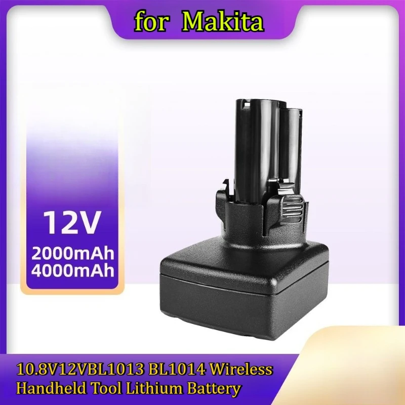 

Аккумулятор литиевый 4000 мАч для Makita 10.8V 12V BL1013 BL1014, универсальный, для беспроводных ручных инструментов, повышенной емкости